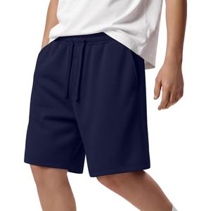 YooAurvox Boys Athletic Drawstring Shorts, Navy Blue, 9-10 Years