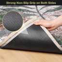 Rug Pad 9x12 Non Slip for Hardwood Floors, 1/8” Extra Thick Waterproof Felt Carpet Pad, Low Profile Underlay for Area Rugs, Safe for LVP & All Floor Finishes, Odorless & Soundproof