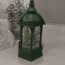 Christmas Snow Globe, Glitter Lighted Snow Globes Lantern Tabletop Decor-Christmas Tree