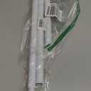 White Tension Curtain Rod for Windows 28 to 48 inch, Adjustable Expandable Pressure Spring Curtain Rod No Drilling, 7/8" Curtain Rod for Bedroom Doorway Closet Door