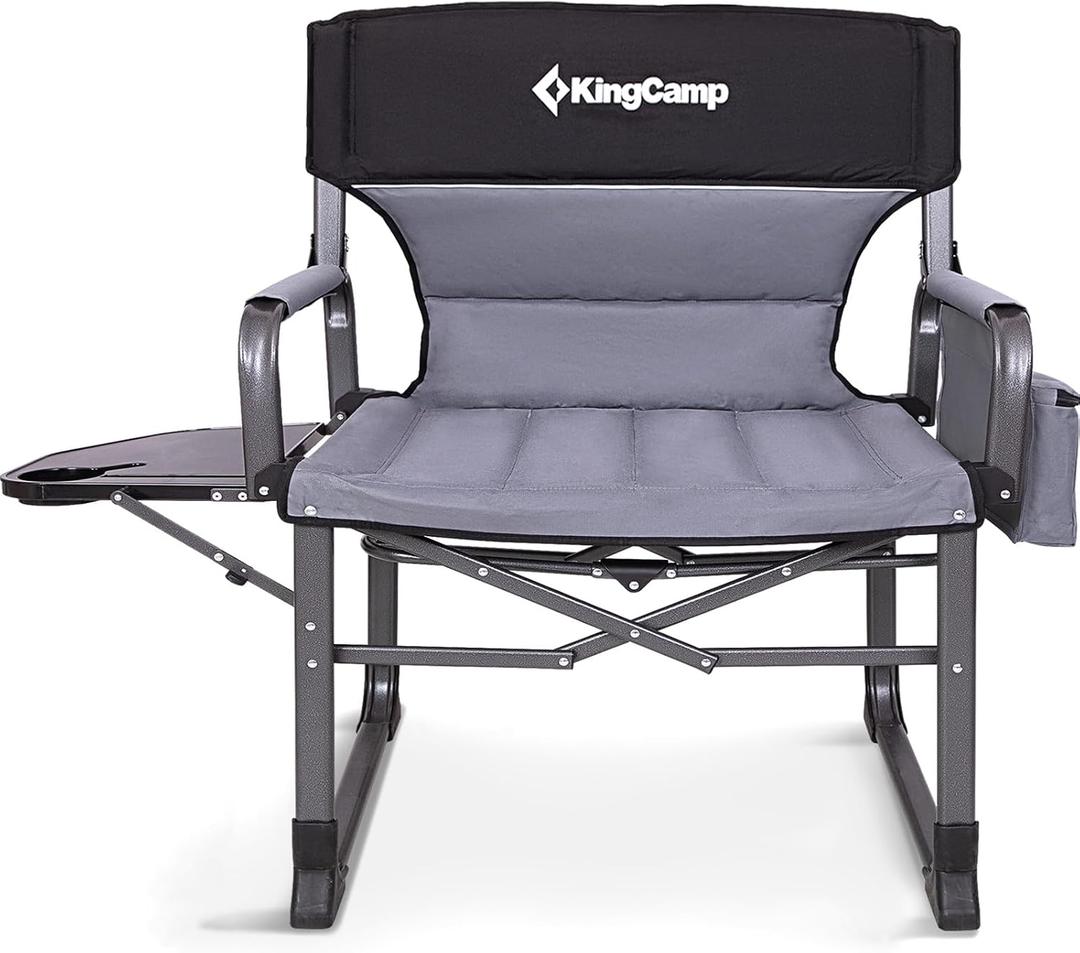 KingCamp XXL Heavy Duty Camping Directors Chair 550lbs Outdoor Camp Chairs, XX-Large