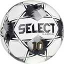 Select Numero 10 Soccer Ball, White/ Black/ Silver V25, Size 4