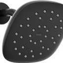Moen Verso Eco-Performance Infiniti Dial Square Rain Shower Head, 6-Inch Diameter Spray Head, Matte Black, 220R4EPBL