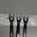 3 PCS Thin Hub Cone Wrench Set, Cr-V Steel + Ni-Cr Plating Super Hard Bicycle Wheel Hub Axle Nut Install Remover Tool, 0.08in/2mm Ultra-Thin 17-18-19mm Wrench Set for Home Bike Car Repair