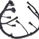 FICM Engine Fuel Injector Complete Wire Harness Compatible with 2005 2006 2007 Ford F250 F350 F450 F550 Super Duty Powerstroke 6.0L Diesel Replaces 5C3Z-9D930-A