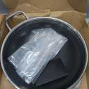 DOTCLAD Wok pan,Hybrid 13 inch Wok with Lid, PFOA Free Cookware,non stick Stainless Steel Woks & Stir-fry pans Nonstick, Dishwasher and Oven Safe, Works on Induction