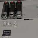 Shampoo and Conditioner Dispenser,GlintGath Shower Dispenser 3 Chamber No Drill Shampoo Dispenser for Shower Wall Mounted Shower Soap Dispenser for Bathroom Hotel,3 * 300ML,Chrome