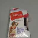 Hanes Women's Originals Thong Panties, Breathable Stretch Cotton Underwear, Assorted, 6-pack (Large, Basic Color Mix)