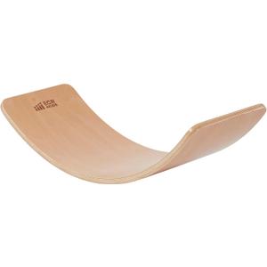 ECR4Kids Balance Board, Montessori Toy, Natural, 35.25 Inches L X 8.5 Inches W X 12 Inches H