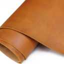 Genuine Leather Sheets Tooling Leather Full Grain Leather 3.6mm-4.0mm (9-10oz) Thick Cowhide Leather Pieces Square for Crafts Heavy Weight(Bourbon Brown 12"x24")