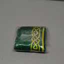 St. Patrick's Day Round Tablecloth 60 Inch Leaf Clover Pattern Circle Table Cloth Green Shamrock Table Cover Washable Polyester Indoor Decorations for Home Kitchen Dinning Party