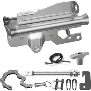 41A3489 Garage Door Opener Carriage, Complete Chain Drive Trolley Assembly Replacement Parts, Fits Liftmaster, Chamberlain, Sears Craftsman Garage Door Openers That utilize a T-Rail Assembly, Silver