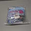 ABAFIP Sissy Plaid Mini Skirt Bowknot Ruffle Pleated Short Crossddressing Skirt for Men (Blue)