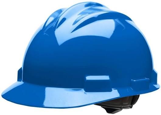 Bullard - S62 Series - Vented Safety Helmet - Color: Blue, Adjustable Size 6.5-8