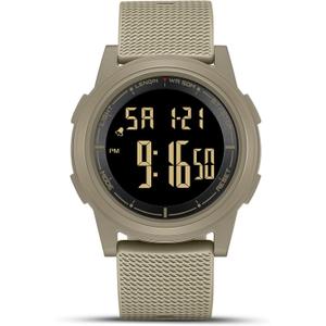 LN LENQIN Mens Watches Digital Watch for Men Stopwatch Ultra-Thin Minimalist Military Sports Waterproof Mens Wrist Watches with LED Backlight/Alarm/Timer/Date