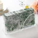 Acrylic Guest Towel Napkin Holder for Table，Guest Towel Holder, Clear Waterproof Vertical Napkins Holder for Dining Table，Disposable Hand Towels Tray for Bathroom, Hotel, Kitchen（Model c）