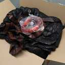 Pool Leaf Net Cover, 20ft Round Leaf Net for Above Ground Pool to Catching Leaves in Winter, Pool Safety Screen Mesh Tarp Cover for 18ft Swimming Pools, Black Garden Shade with Grommets