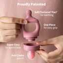 SAMiGO Baby Food Fruit Feeder and Breastmilk Popsicle Mold Set, Silicone Fruit Teether, Food Feeder Pacifier for Teething Relief, Freezer Tray, Baby Feeding Essentials, 4 Months+