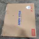 ANDY STAR Gold Oblong Mirror, 32x40 Inch Gold Oval Mirror for Bathroom with Stainless Steel Metal Frame, Wall Mouned for Bathroom, Living Room, Entryway