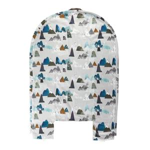 Baby Lounger Replacement Cover, Newborn Lounger cover for 0-12 Months, Breathable & Portable Infant Lounger Case, Soft Baby Floor Seat Cover for Travel, Machine Washable (Cover Only), Mountain