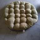 Blazing Needles Microsuede Papasan Cushion, 1 Count (Pack of 1), Sage Green Style: 48 in x 6 in x 48 in