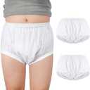 Carer PullOn Waterproof Underwear Unisex Washable Diaper Cover for Incontinence Waterproof,Durable Leakproof Underwear for Incontinence to Use with Diapers & Briefs for Added Leakage Protection,M