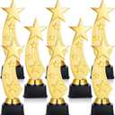 Quelay 9.5 Inch Trophy Awards Gold Plastic Trophies Bulk for Employee Recognition, School Prize, Motivational Gift, Celebrating Outstanding Achievement, Competition