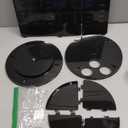 Rotating Makeup Organizer for Vanity, 360 Spinning Skincare Organizers with Adjustable Trays, Make Up Desk Storage Carousel Rack, Cosmetic Display Cases for Dresser Bathroom Countertop Black