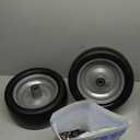 13x6.50-6 Tire and Wheel, 13x6.5-6 Lawn Mower Tires, with 3/4" & 5/8" Bearings, 5.5"-7.5" Centered Hub, Solid Smooth Tire for Zero-Turn Lawnmowers, 2 Pcs