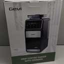 Gevi Grind & Brew Coffee Maker 10 Cup, Built-In Burr Grinder Drip Coffee Machine, Programmable Touch Screen, 4-Hour Warm Plate, Permanent Filter & Glass Carafe