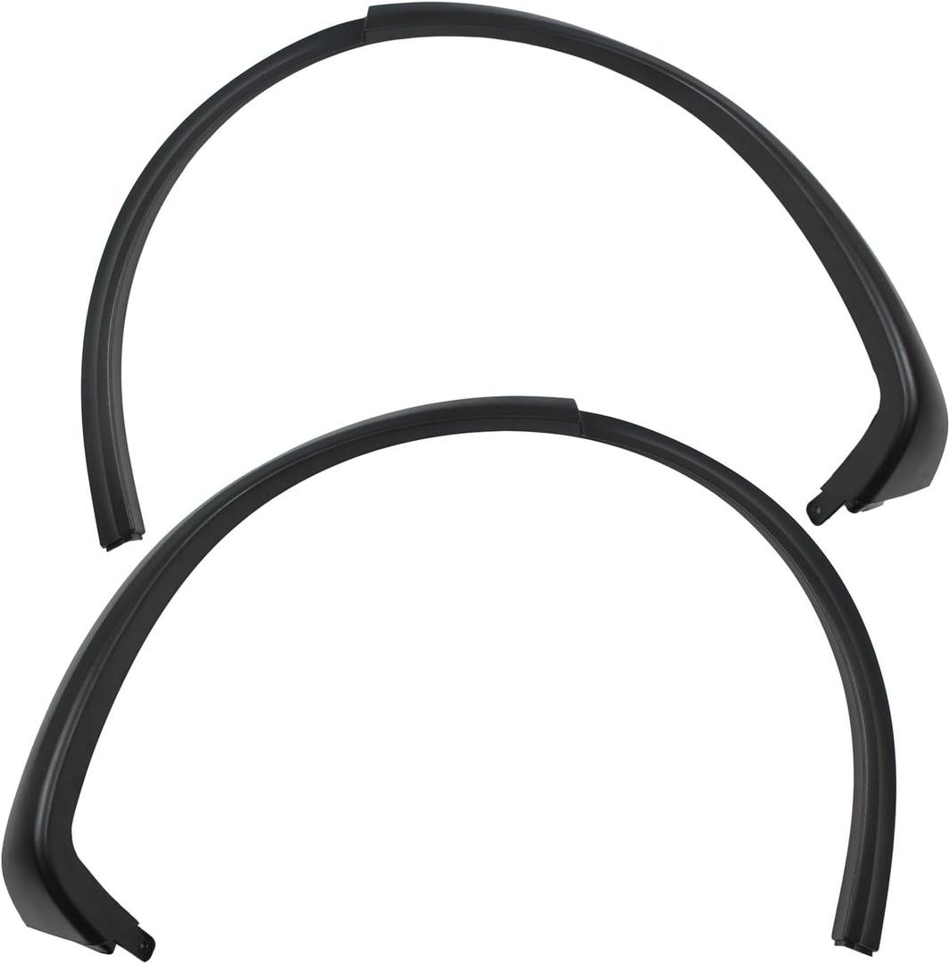Rear Left and Right Fender Flare Wheel Arch Molding Trim for Tesla Model X 2016-2021