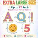 150 Pcs Glitter Bulletin Board Letter 12 in Letters Cutouts Extra Large