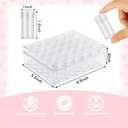 BigOtters 30 Grids Diamond Painting Storage Containers, Portable Bead Art Organizer Case with Lids for Crafts, Jewelry DIY