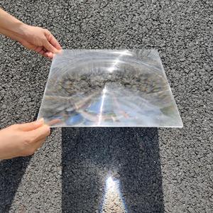Fresnel Lens Large, 300x300mm, Focal Length 600mm, Acrylic Lens (not Glass), Olar Death ray for Physics Classroom, Magnifiying Sheet Fire Starter for Solar Heating, Solar Oven. (Focal Length 600mm)