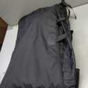 black quilted pet car back seat cover