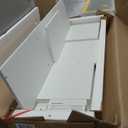 IOTXY Wooden Open Shelf Bookcase - 3-Tier Floor Standing Display Cabinet Rack with Legs, 8 Cubes Bookshelf, Warm White