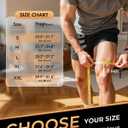 Copper-Infused Thigh Compression Sleeves 1 Pair [Upgrade Medical-Grade & Anti-Slip] Hamstring Compression Sleeves for Workouts, Sports Recovery and Quad & Groin Support, Breathable Upper Leg Sleeve for Women & Men - L