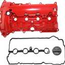 2.5L L4 Aluminum Valve Cover Compatible with 2014-2024 Mazda 3 2014-2021 Mazda 6 Replace# PY01-10-210A PY0110210A