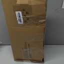 2 Pack Curtain Rods for Windows 48 to 84 Inches, USFOOK 7/8 Inch Telescoping Splicing Curtain Rod 32 to 86 Inch, Bronze Drapery Rod with Leaf Finials