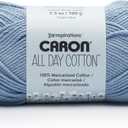 Caron All Day Cotton Yarn (100G/3.5oz), White Shirt