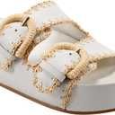 Marc Fisher LTD Women's Solea Sandal (10, Cream 150)