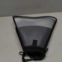 WinWeal Upgraded Dog Cone Collar for Dogs After Surgery, Soft Breathable Pet Recovery Collar for Large Medium Dogs, Adjustable Dog Cone Collar, Elizabethan Collar (M, Black) (M (Neck: 13.8-15.7"))