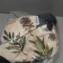 Bear Forest Blanket Lightweight Blankets Gifts for Animal Lover Flannel Throw with Black Wildlife and Woodland Leaf Printed for Sofa, Bed, Travel, Office, Rustic Decor Throws 60x50 Inch