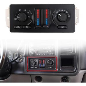 Dasbecan 599-210XD AC Control Panel Compatible with 2003-2007 Chevy Silverado Tahoe Avalanche Trailblazer, GMC Sierra Yukon Envoy, Cadillac Escalade Climate Control Module