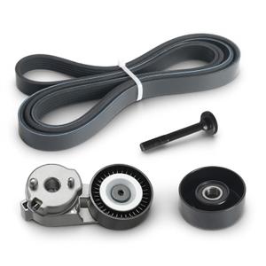 90K-38163 Complete Serpentine Belt Drive Component Kit Compatible with Jeep Grand Cherokee 1999-2004 Compatible with Wrangler 2000-2006