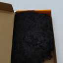 ijoy Burmese Curly Human Hair Wig 13x4 Lace Front Wigs with Spiral Curls End 180 Density Pre Plucked Brazilian Tiny Knots 16 Inch Lace Frontal Wig Natural Black Blend Curly