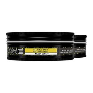 AXE Styling Flexible Hair Paste Urban Messy Look 2 Count for An Instant Texture Boost Hair Styling Made Easy 2.64 oz AXE Styling Flexible Hair Paste Urban Messy Look 2 Count for An Instant Texture Boost Hair Styling Made Easy 2.64 oz