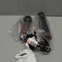 Round Hair Blow Dryer Brush - 1.2 Inch Ceramic Barrel Hair Dryer Brush for Short/Middle Hair, One Step Drying, Volumizing, Straightening and Styling, Negative Ionic Dryer Brush (Black-Golden, 1.2)