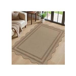 Rugs.com Outdoor Aztec Collection Rug – 3' x 5' Natural Flatweave Rug Perfect for Living Rooms, Large Dining Rooms, Open Floorplans