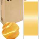 Bamboo Original PLA Silk+ Filament Glossy Silk Texture, Shiny, Stronger Interlayer Bonding for Bambu Lab A1/A1 MINI/X1/X1C/P1P/P1S/AMS. 1.75mm High Speed&Easy Printing with RFID 1KG (Gold 13405)